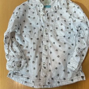 Boys button up bug shirt cotton